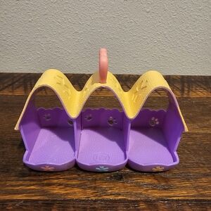 Littlest Pet Shop 3 Pet Holder Carrier Triplets Hasbro 2009 Petriplets Dogs LPS